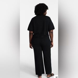 Brand new Black Wide-Leg Drawstring Pants and top set for  - Women